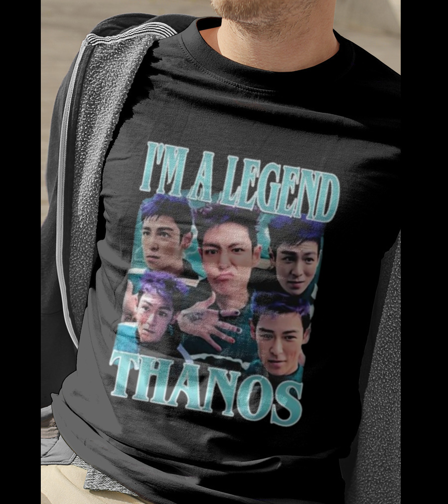 I'm A Legend Thanos Squid Game 2 Actor Character Faces T-Shirt