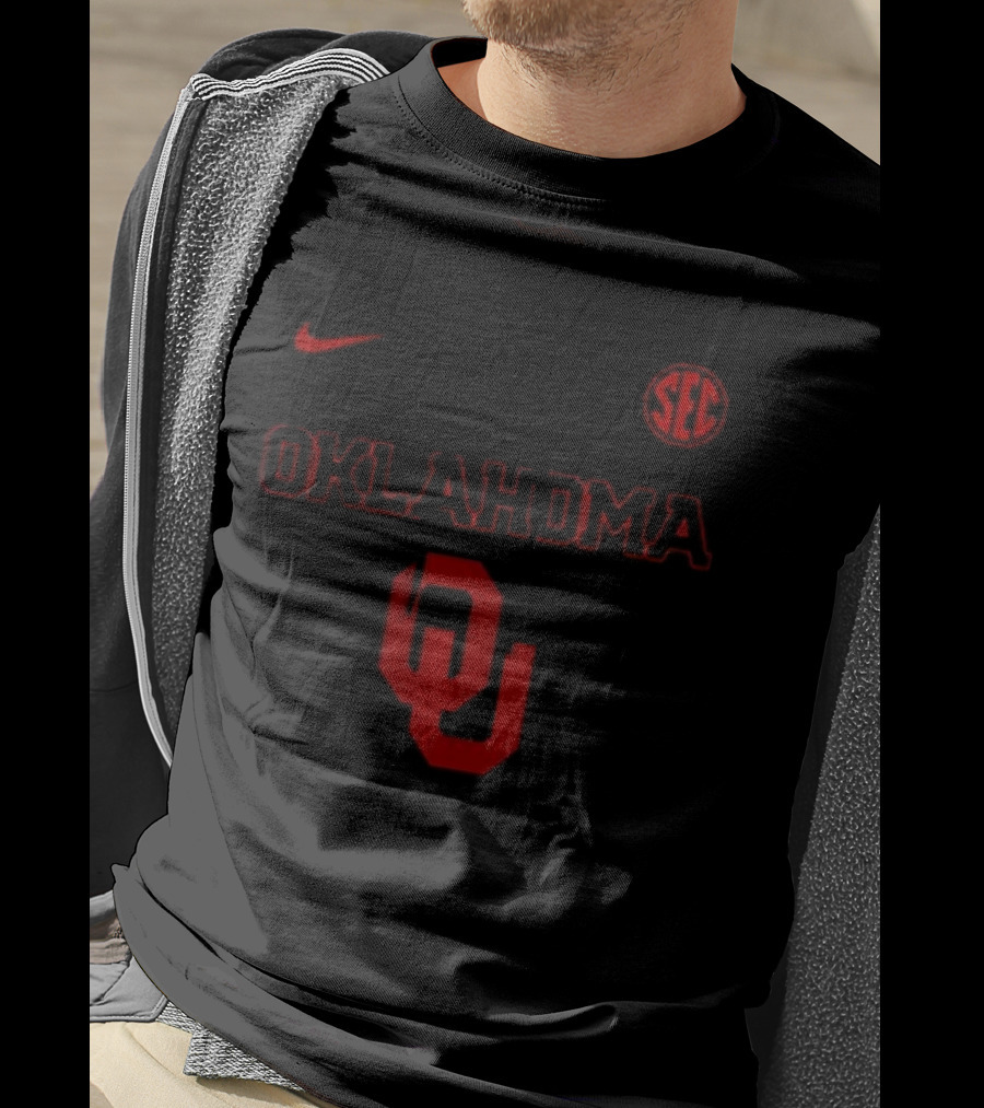 Nike Oklahoma Sooners SEC OU Stranger Things Collaboration T-Shirt