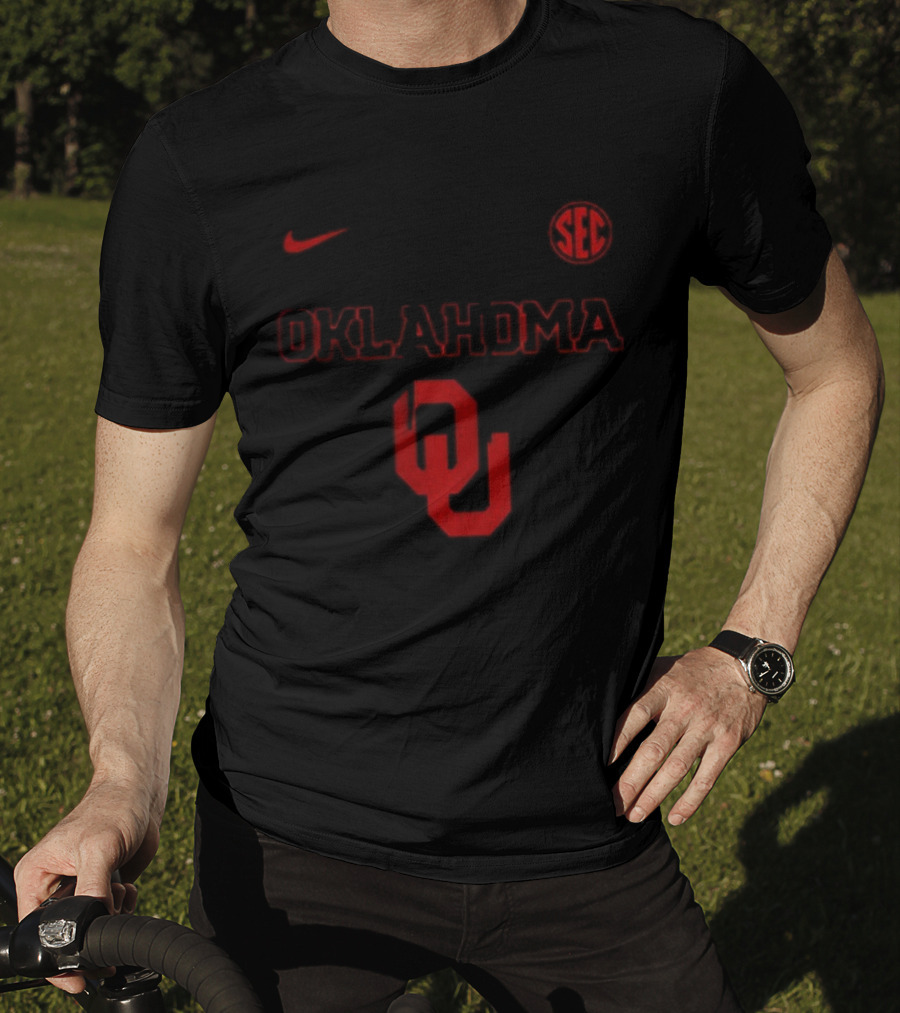 Nike Oklahoma Sooners SEC OU Stranger Things Collaboration T-Shirt
