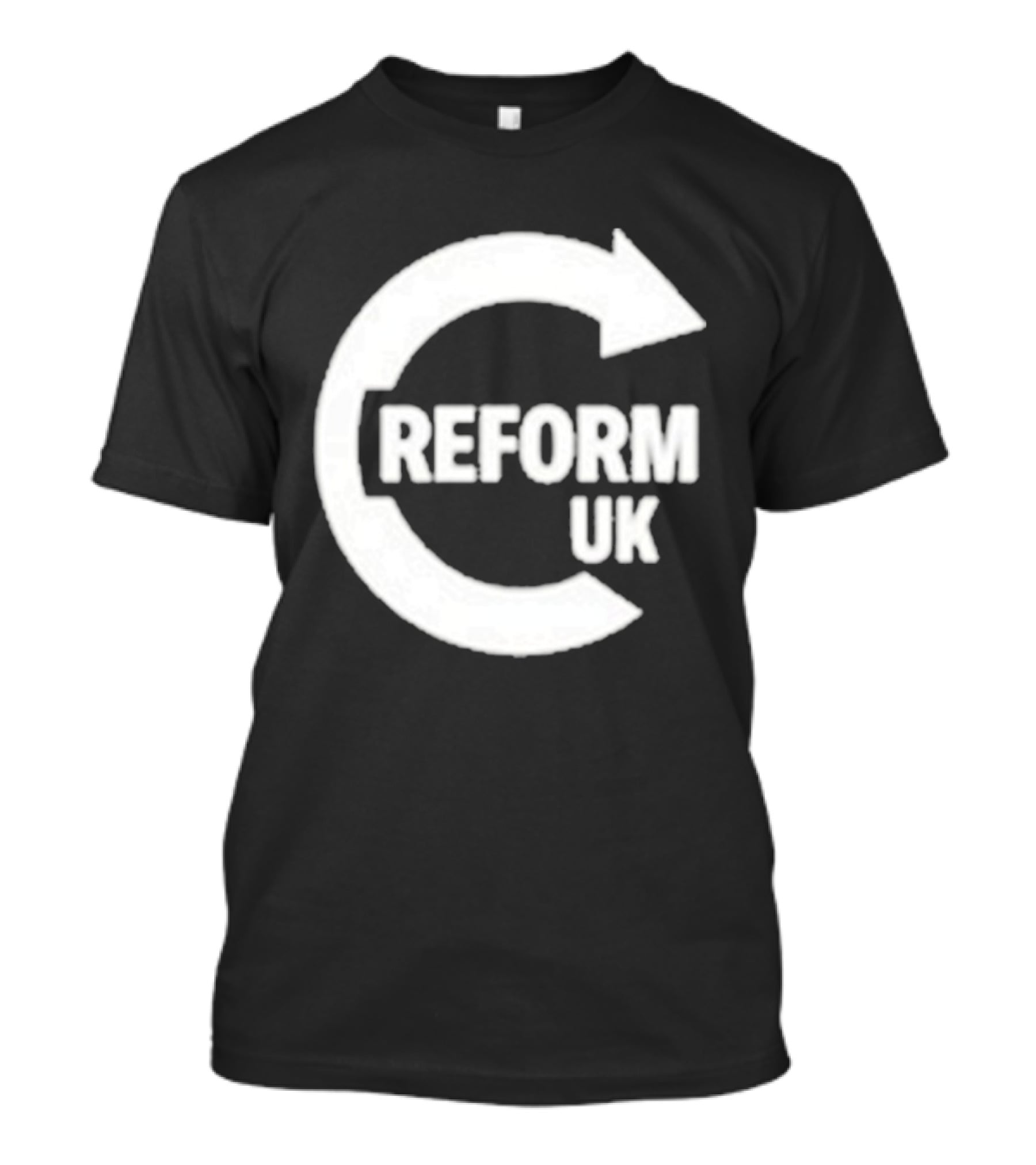 Reform UK Paul Doyle Political Symbol Arrow Circular Icon T-Shirt