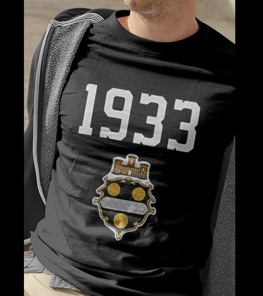 Pittsburgh Steelers 1933 Heritage Emblem With Classic Crest T-Shirt