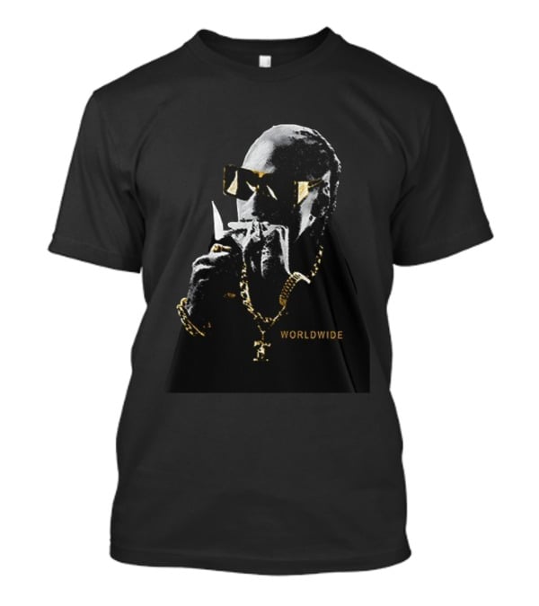 Snoop Dogg Worldwide Paisley Sunglasses Chain T-Shirt