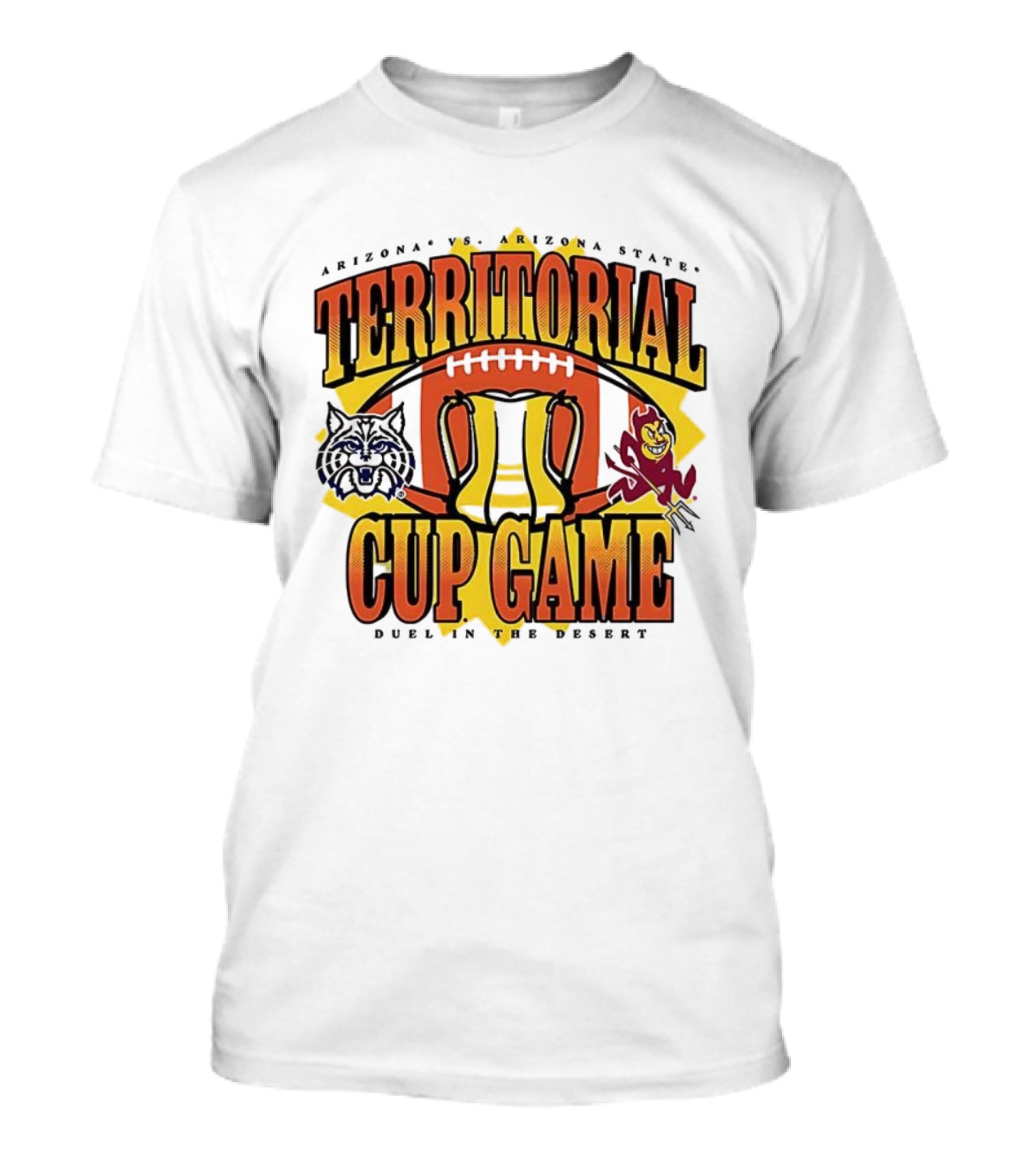 Arizona State Sun Devils Arizona Wildcats Territorial Cup Game Football Showdown T-Shirt
