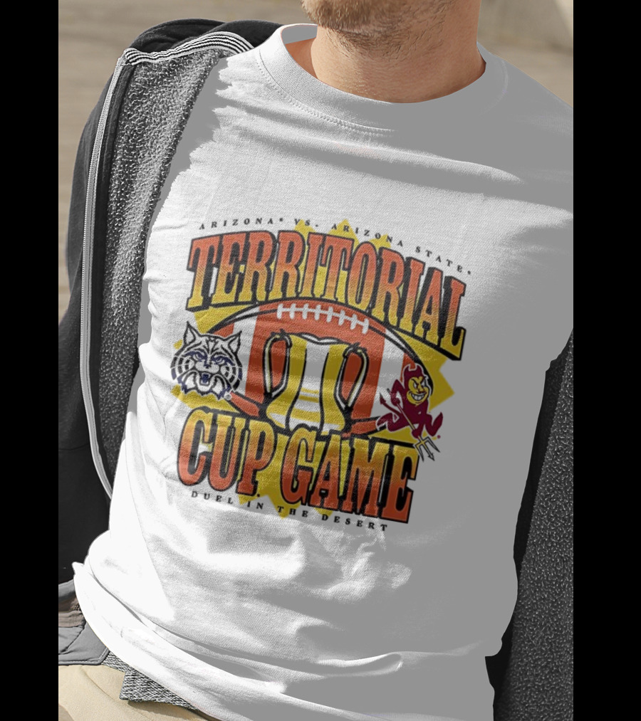 Arizona State Sun Devils Arizona Wildcats Territorial Cup Game Football Showdown T-Shirt