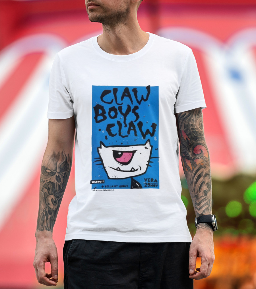 Claw Boys Claw Sold Out Bellamy Grove Vera Groningen 29 November 2025 T-Shirt