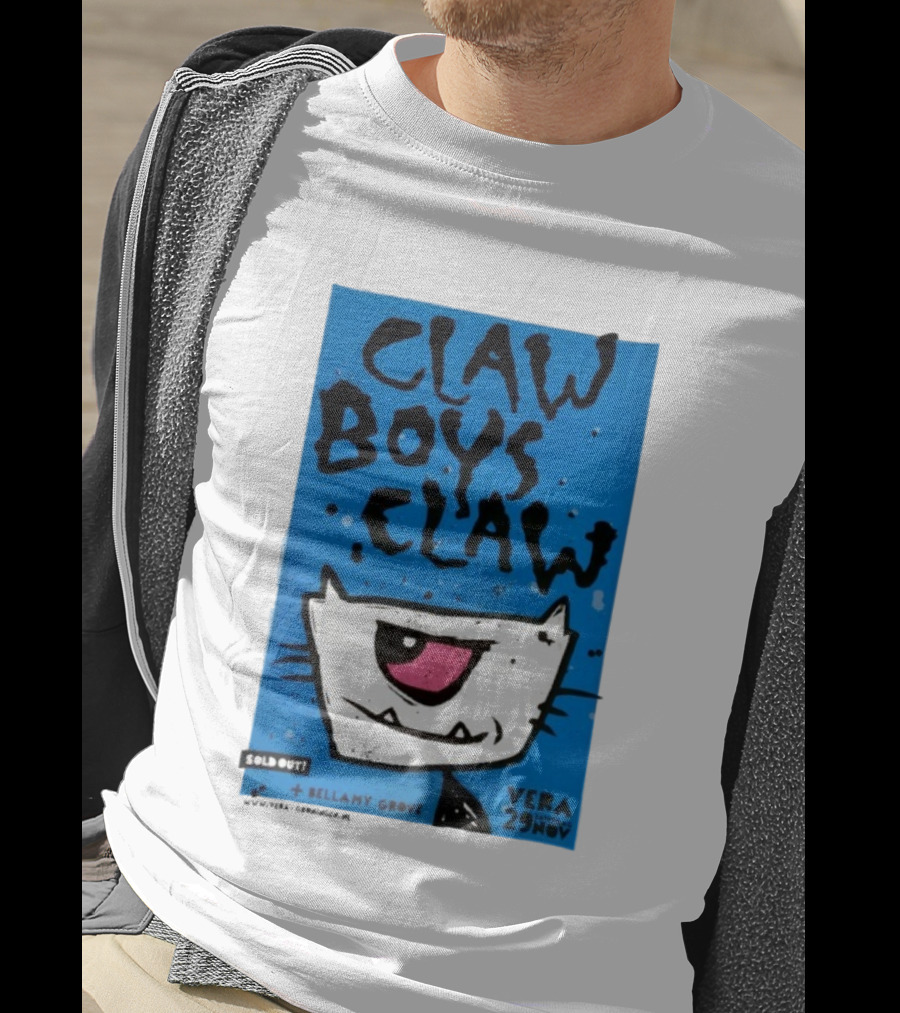 Claw Boys Claw Sold Out Bellamy Grove Vera Groningen 29 November 2025 T-Shirt