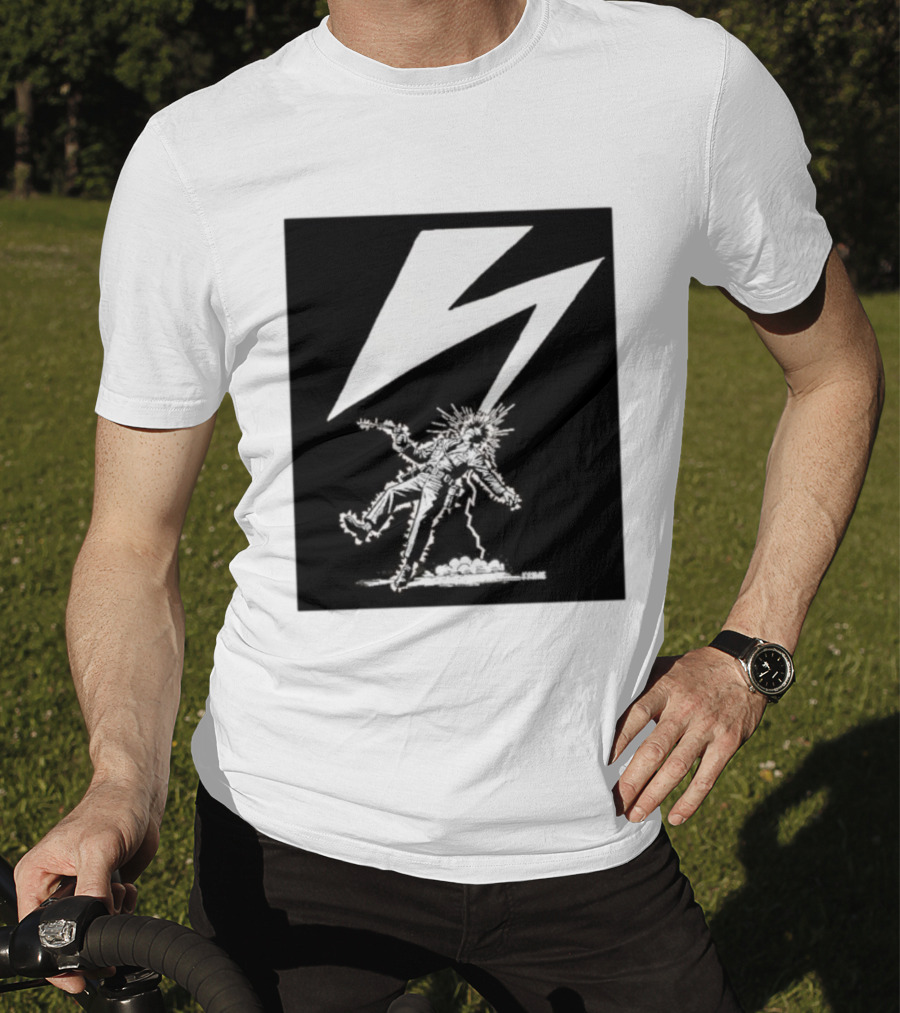 Krime Babylon Lightning Bolt Struck Punk Figures Compilation T-Shirt