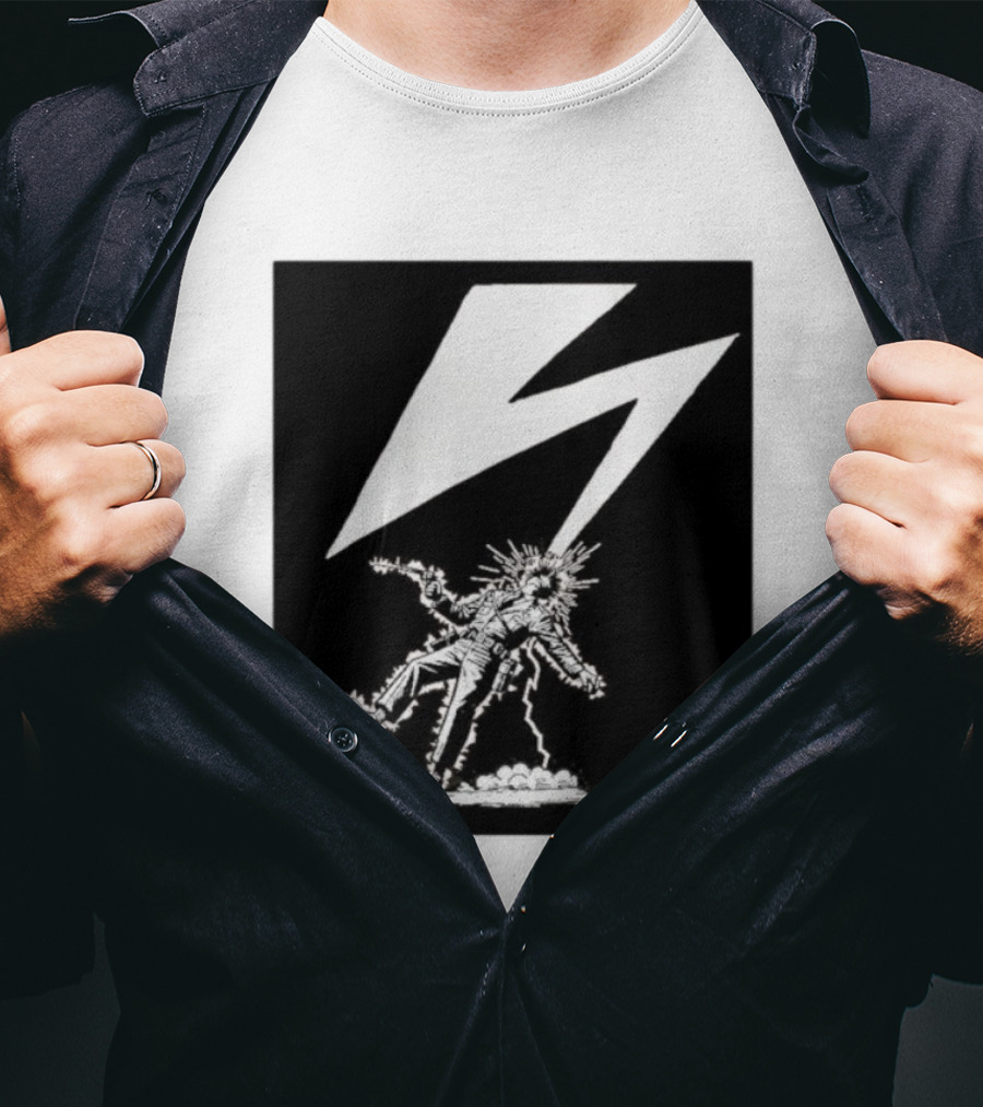 Krime Babylon Lightning Bolt Struck Punk Figures Compilation T-Shirt