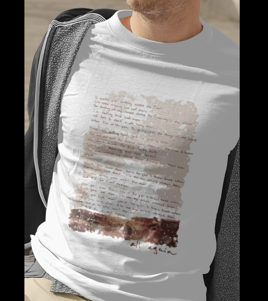 Charles Wesley Godwin Lyrics All Again Vintage Rustic Style T-Shirt