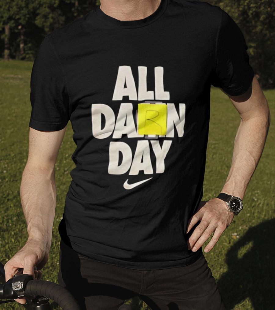 All Darn Day Nike Swoosh R Graphic T-Shirt