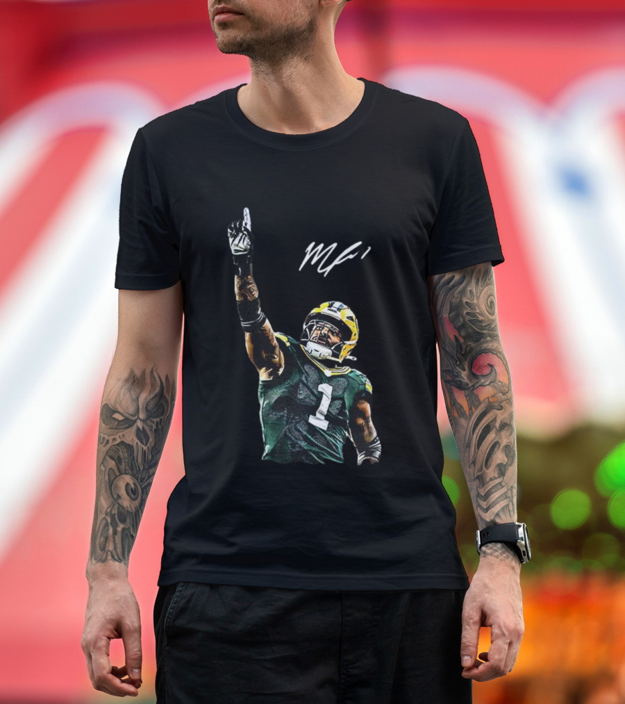 Micah Parsons Green Bay Packers One Up MF Signature T-Shirt