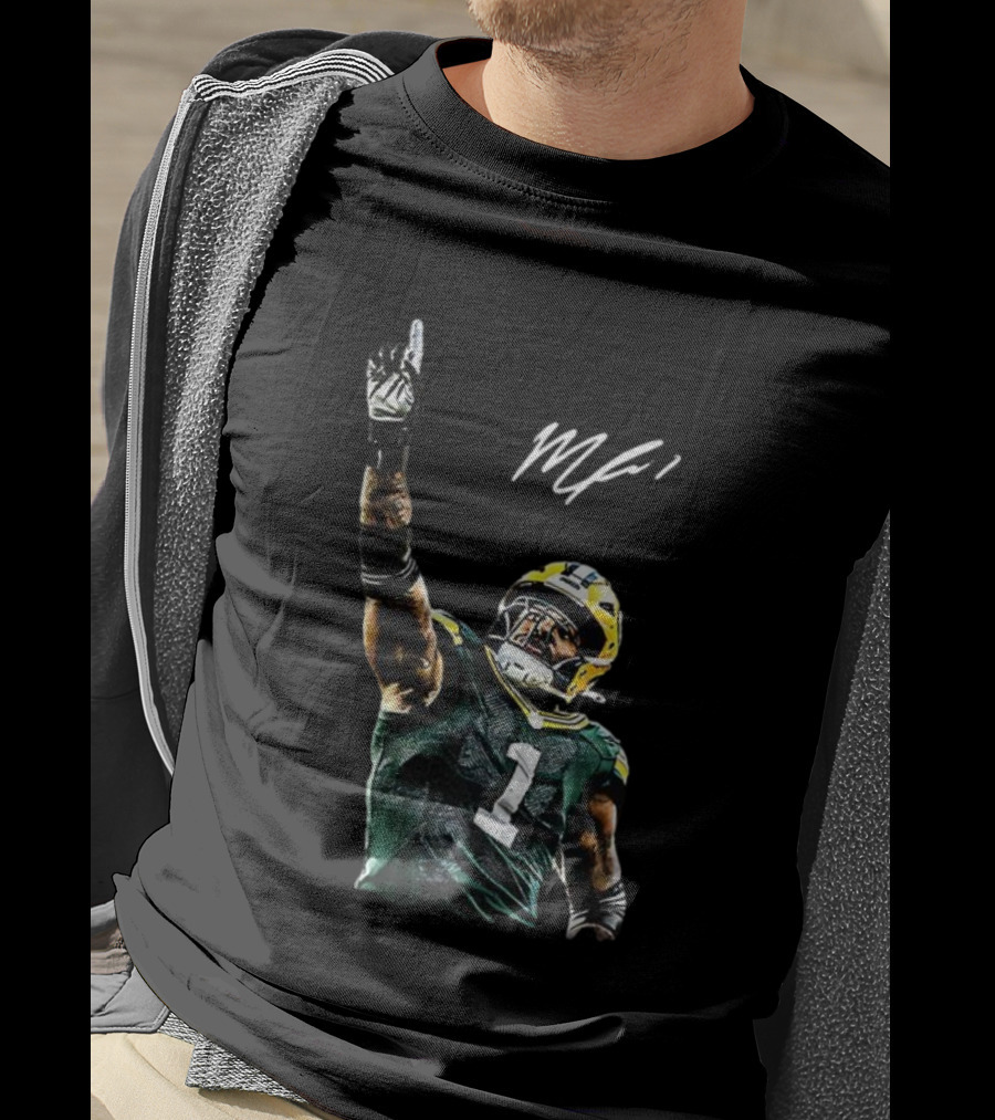 Micah Parsons Green Bay Packers One Up MF Signature T-Shirt