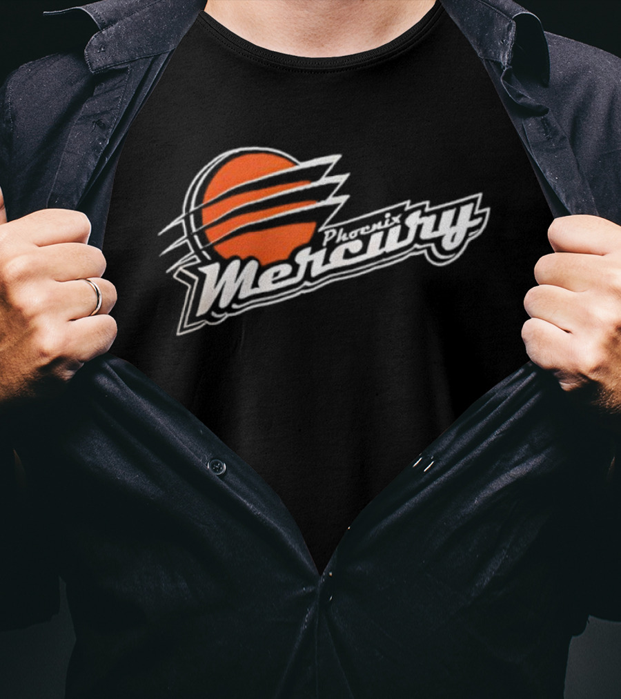 Phoenix Mercury WNBA Basketball Team Retro Style T-Shirt