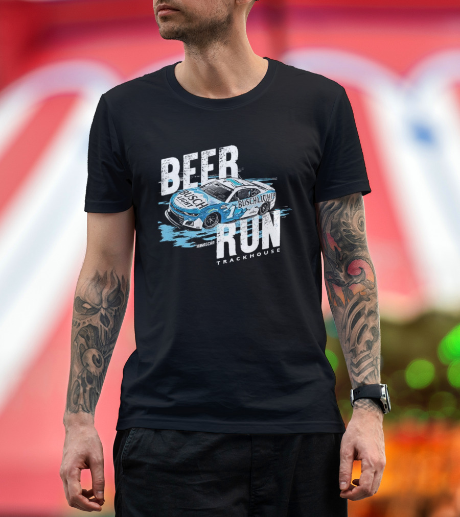 Ross Chastain Beer Run Trackhouse NASCAR Chevrolet Camaro ZL1 Number 1 T-Shirt