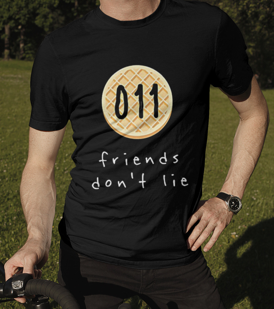 Stranger Things 011 Waffle Friends Don't Lie T-Shirt