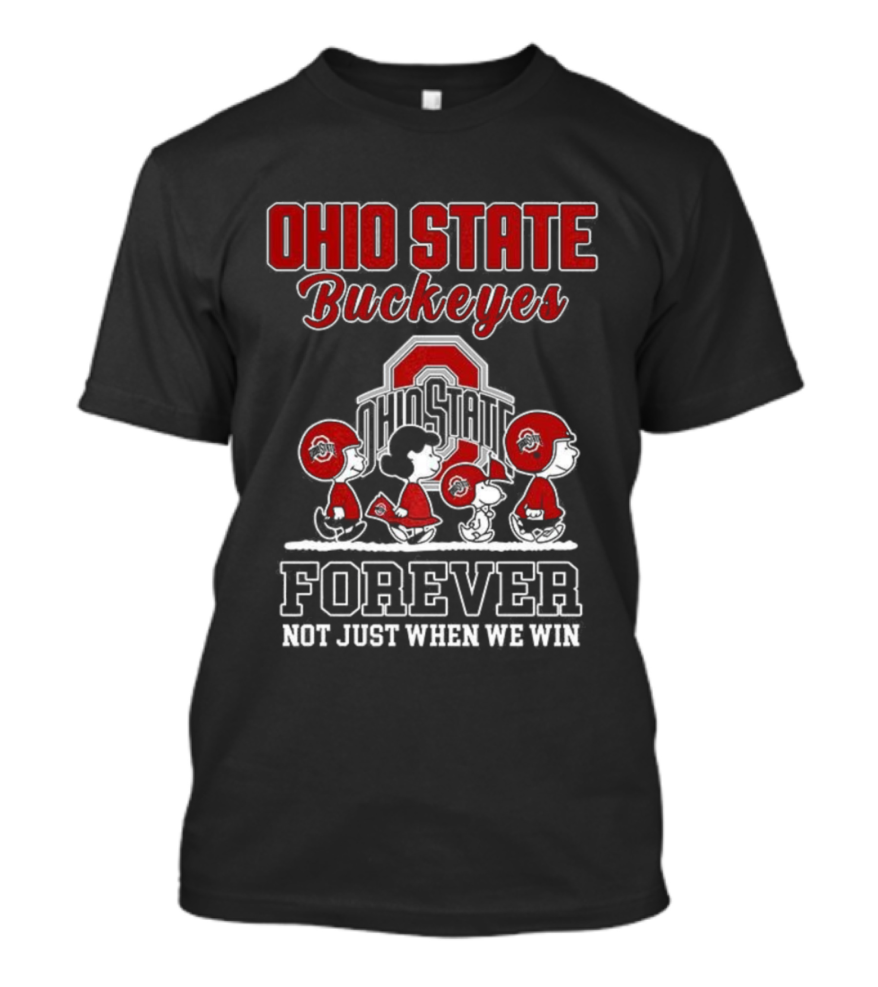 Ohio State Buckeyes Peanuts Forever Not Just When We Win T-Shirt