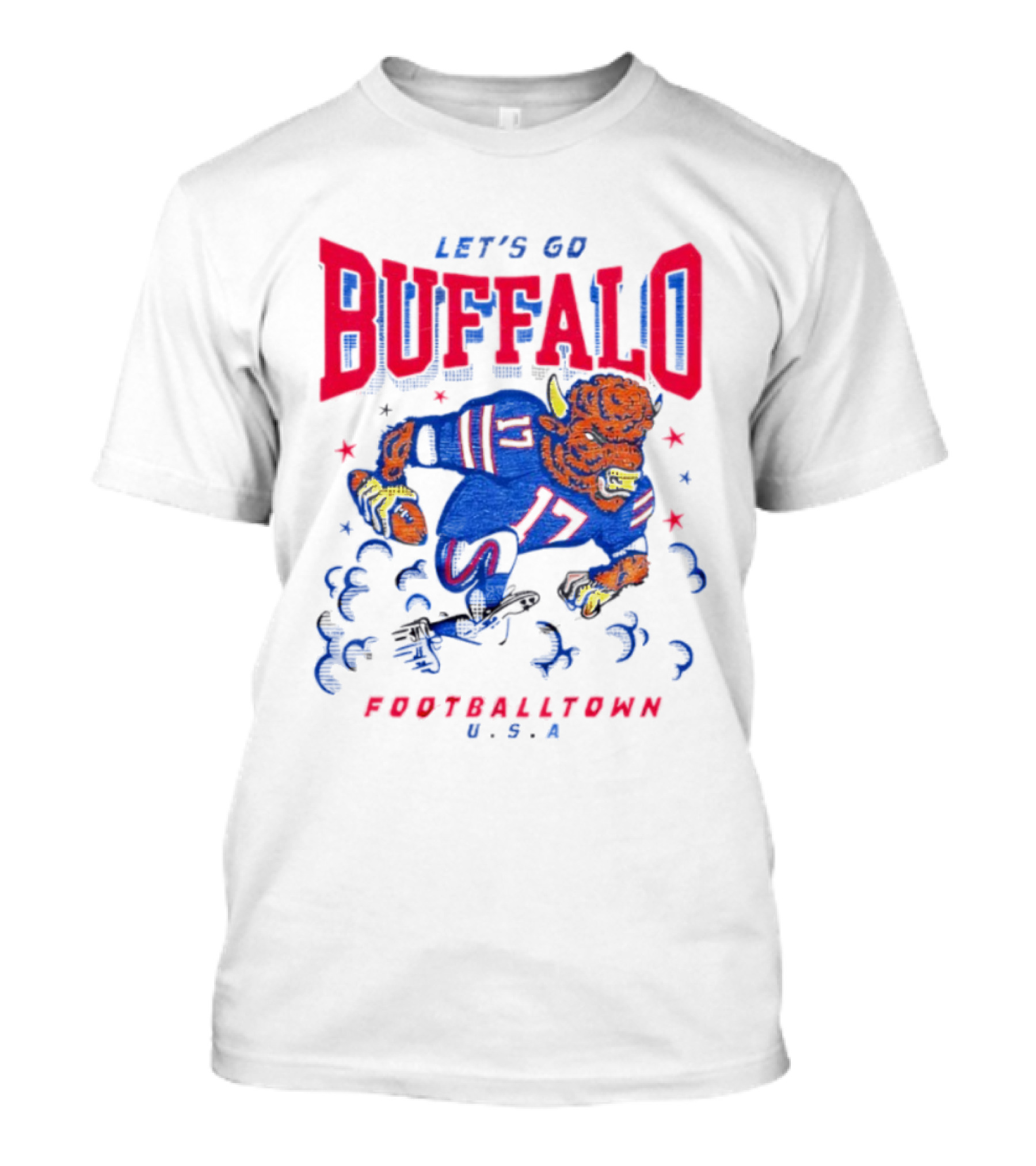 Let's Go Buffalo 17 Footballtown U.S.A. T-Shirt