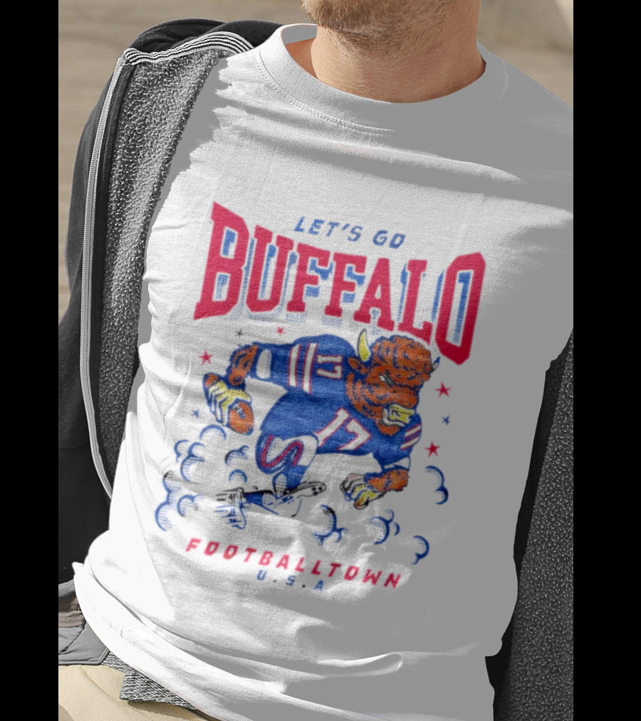 Let's Go Buffalo 17 Footballtown U.S.A. T-Shirt