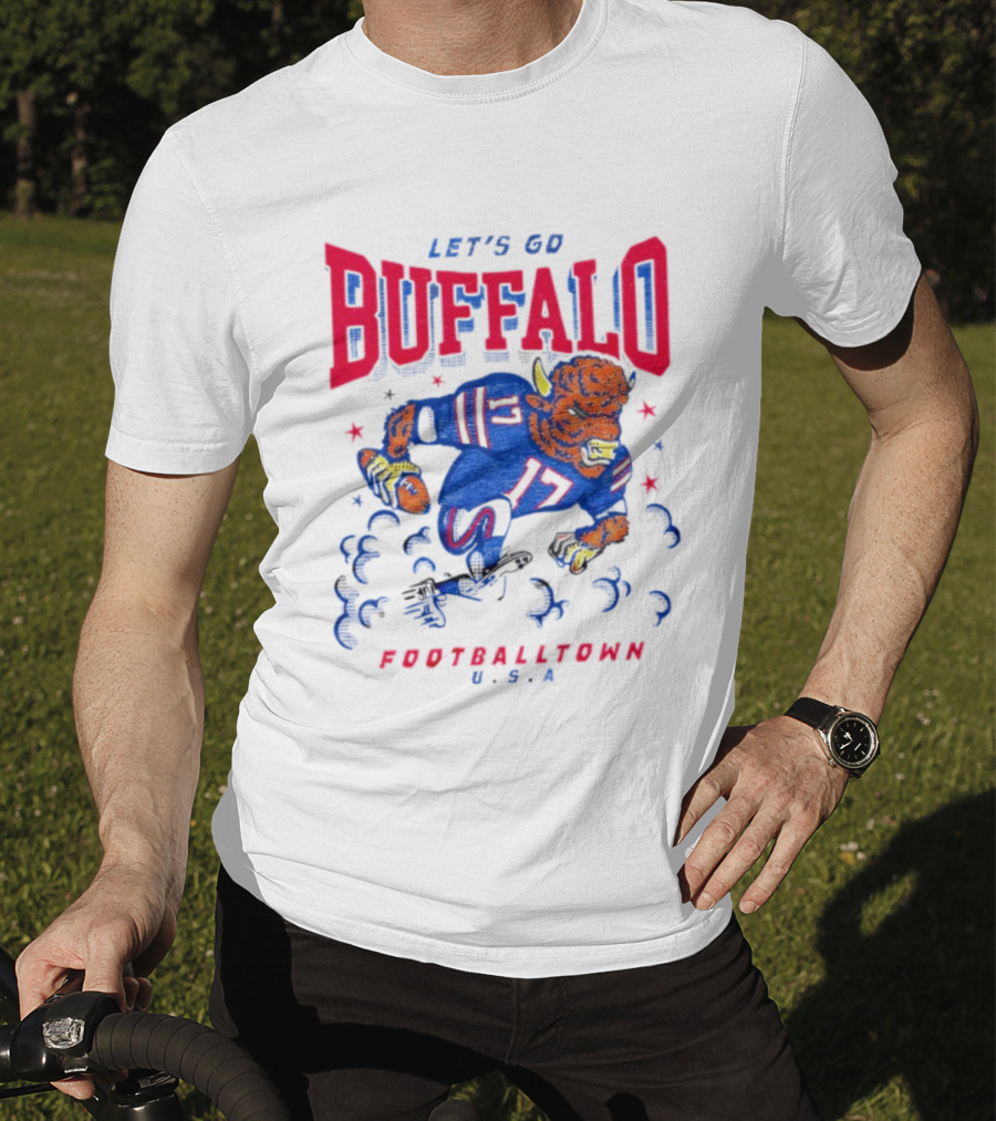 Let's Go Buffalo 17 Footballtown U.S.A. T-Shirt