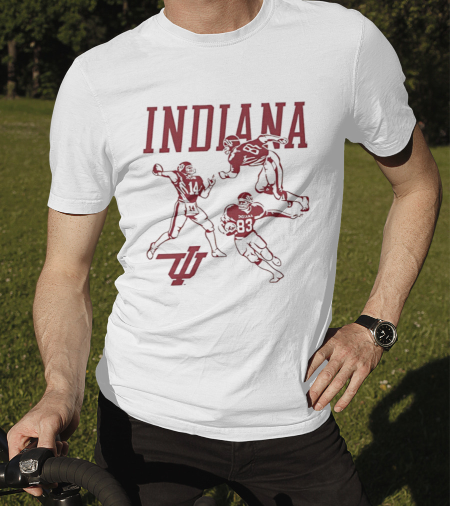 Indiana Football 1983 Players IU 14 85 83 T-Shirt