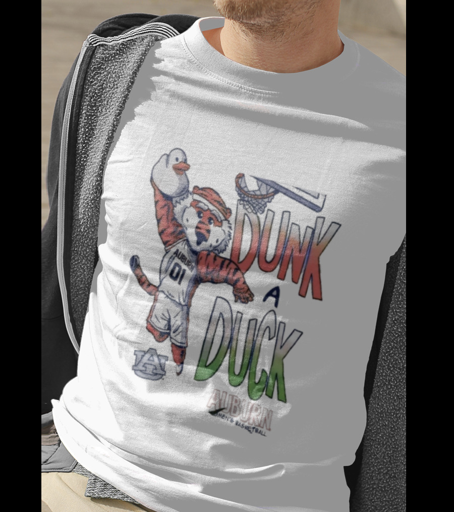 Auburn Tigers Dunk A Duck Mascot Auburn T-Shirt