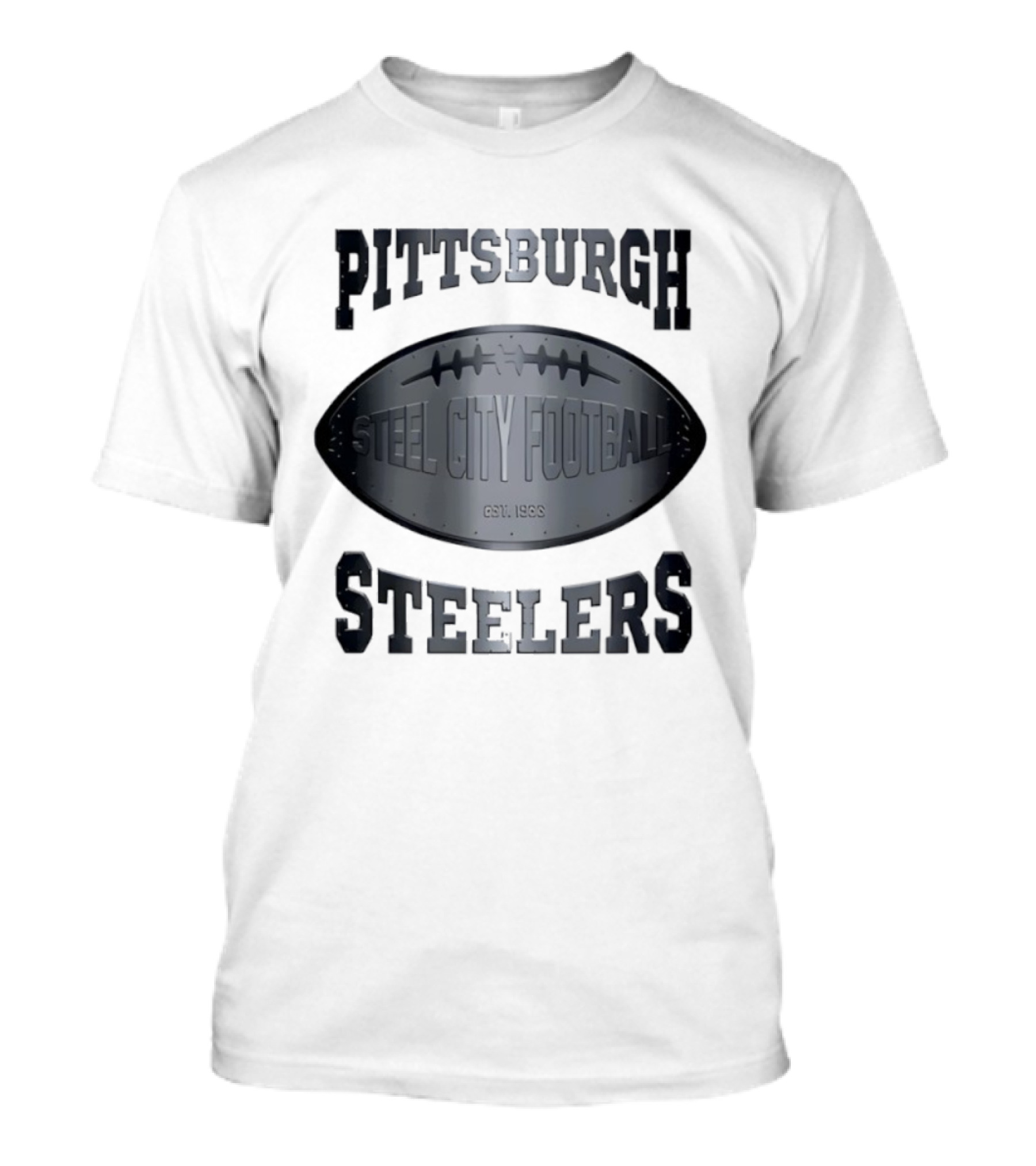 Pittsburgh Steelers Steel City Football Est. 1933 T-Shirt