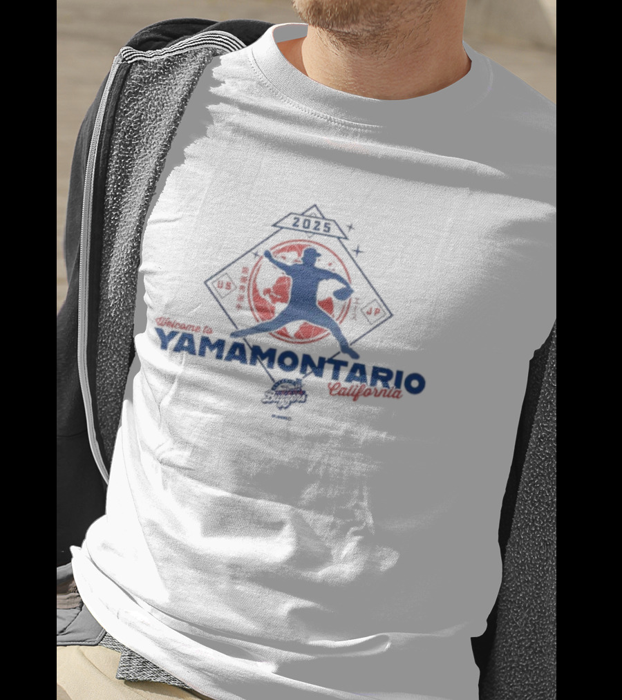 Welcome To Yamamontario California 2025 US JP Baseball Silhouette T-Shirt