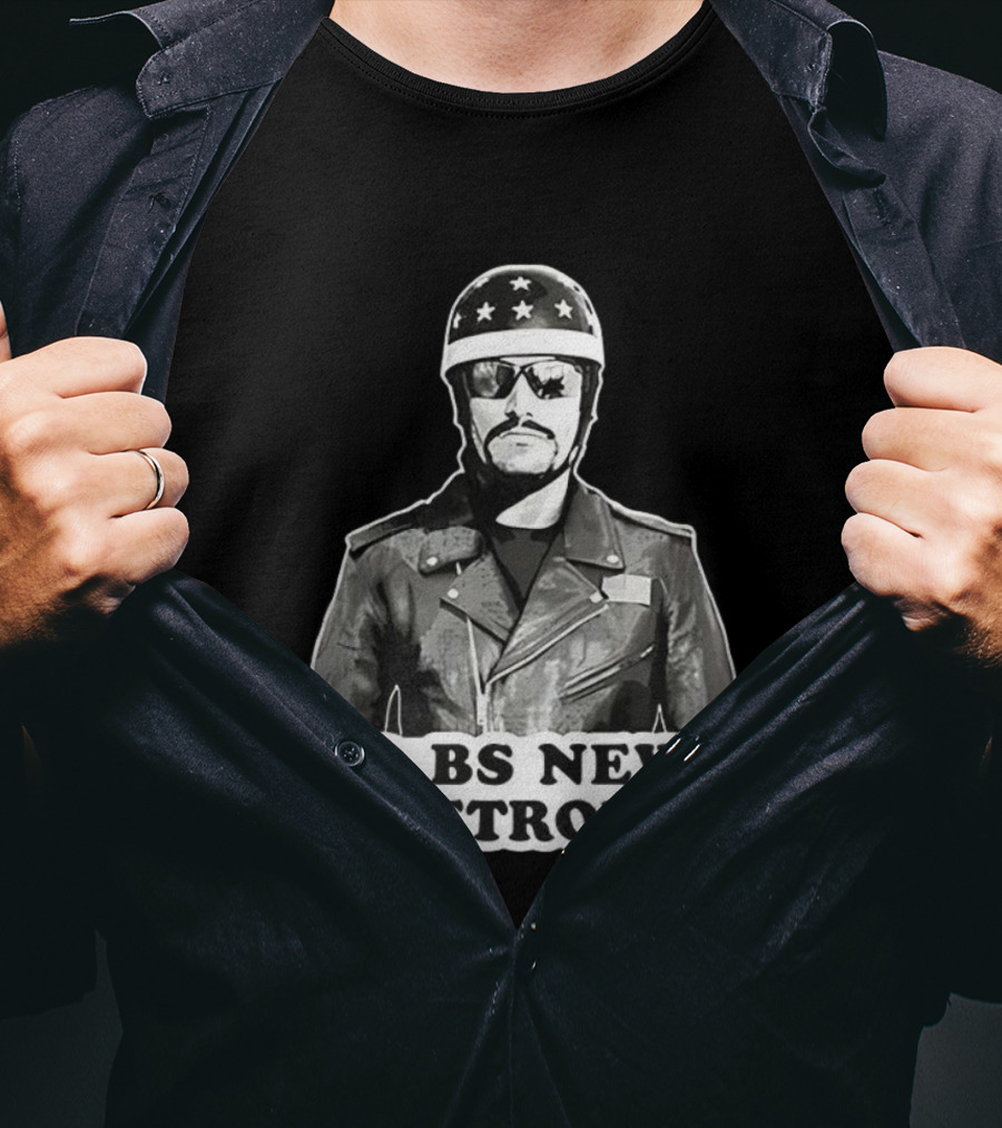 No BS News Detroit Leather Jacket Stars Sunglasses T-Shirt