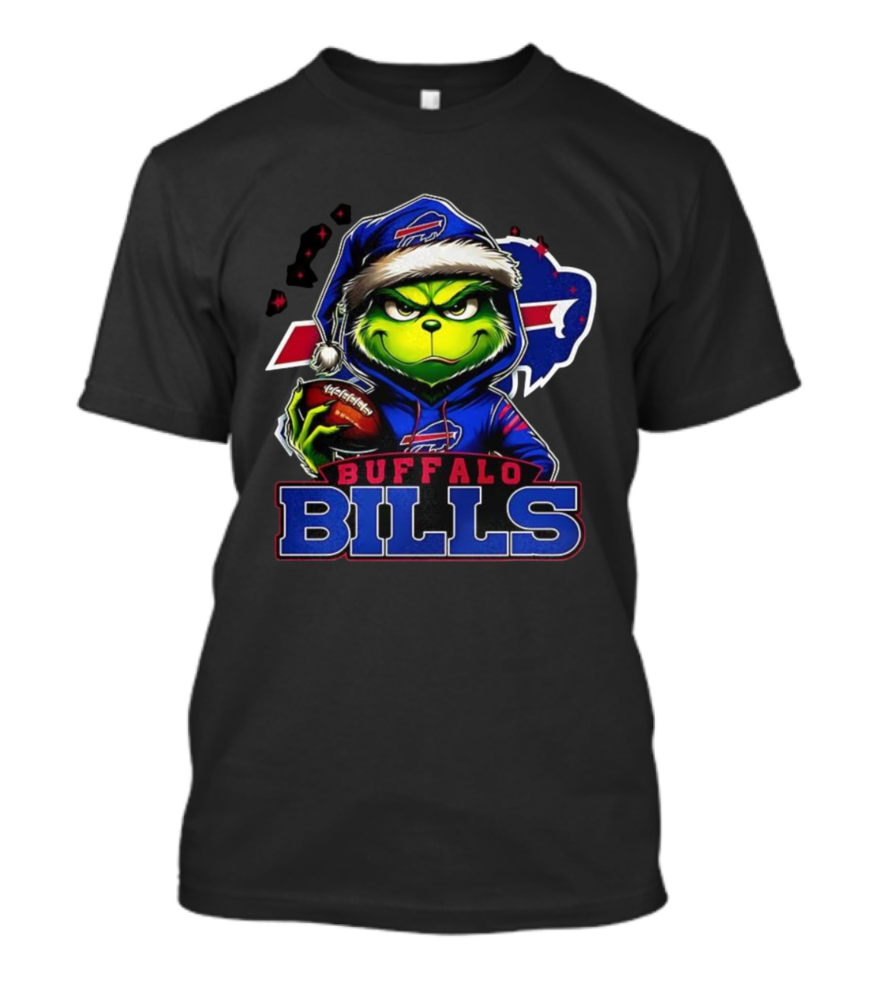 Grinch Buffalo Bills NFL Christmas Fan Favorite Holiday Edition T-Shirt