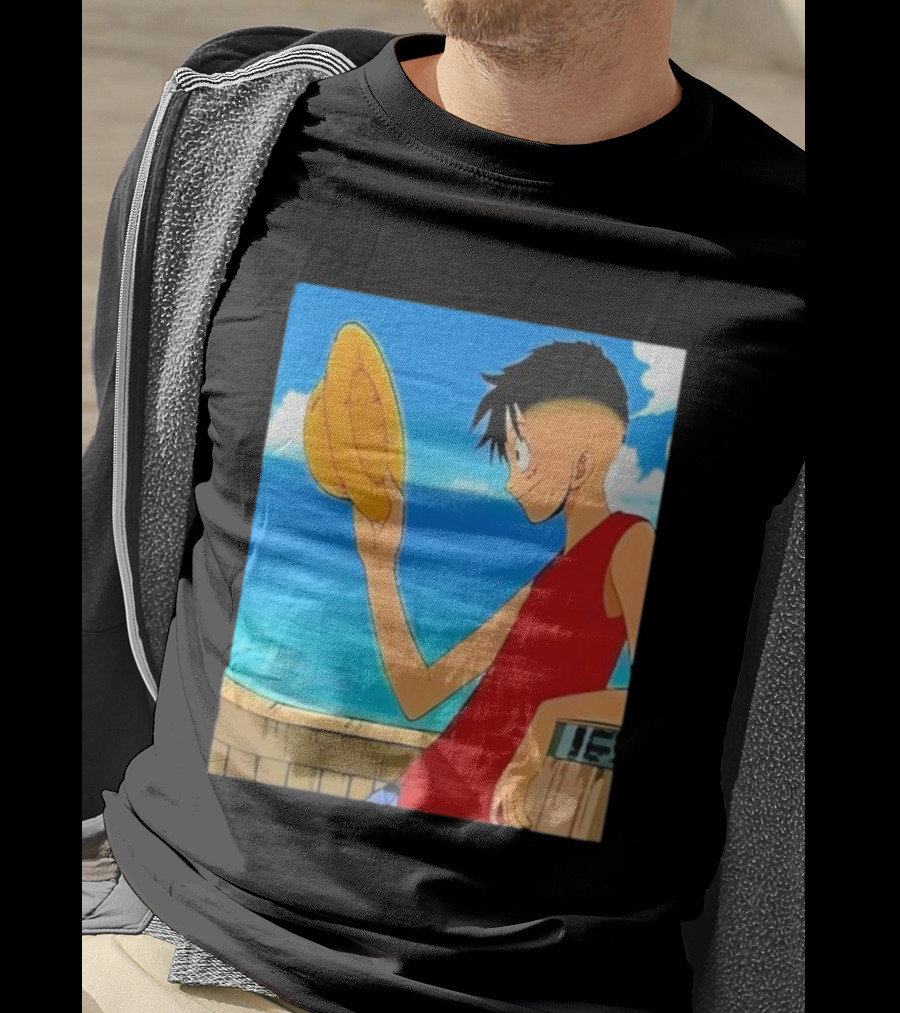 Monkey D Luffy Unique Haircut Straw Hat Pirate Style T-Shirt