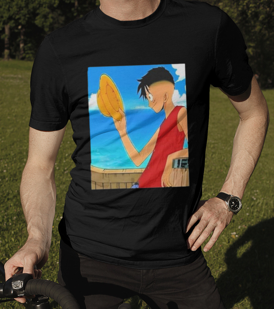 Monkey D Luffy Unique Haircut Straw Hat Pirate Style T-Shirt