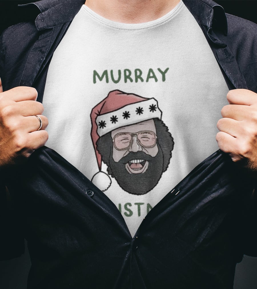 Murray Christmas Upside Down Santa Hat Stranger Things T-Shirt