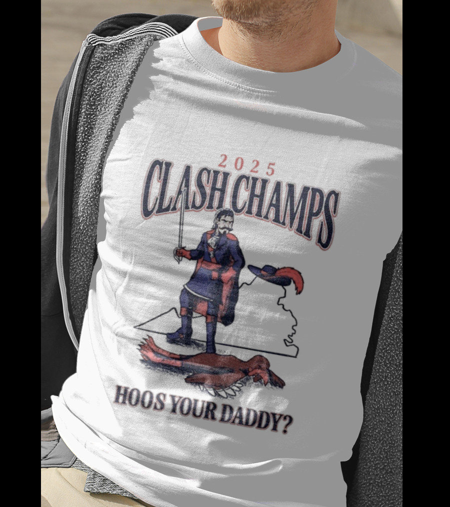 2025 Virginia Clash Champs Hoos Your Daddy Victory Over Rival T-Shirt