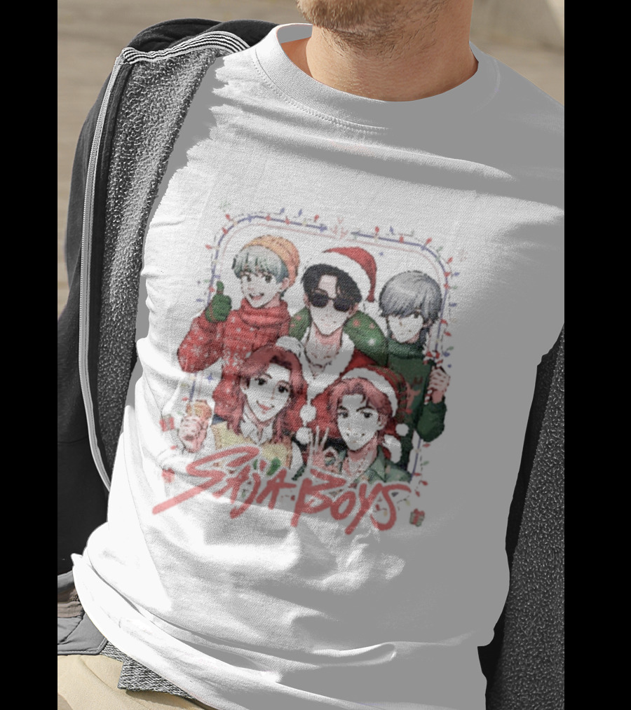 Saja Boys Christmas Lights Family Gathering T-Shirt