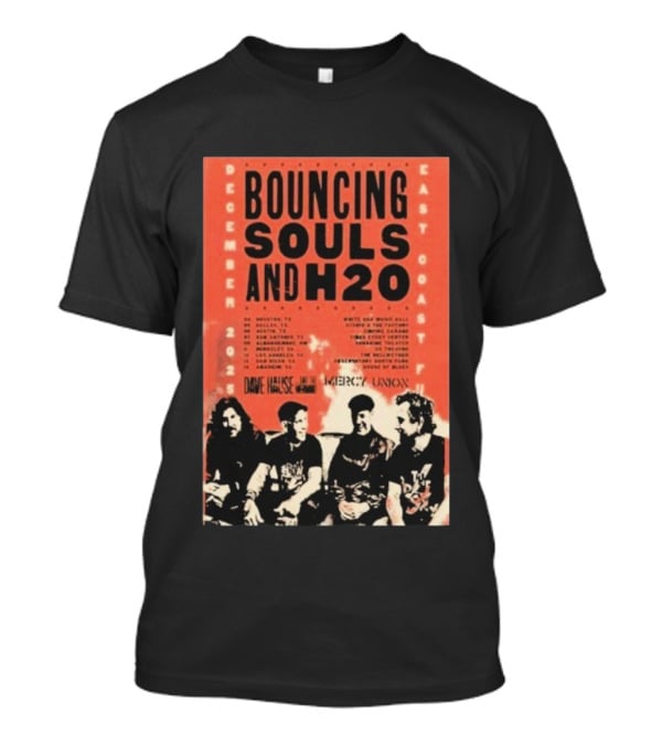 Bouncing Souls H2O December 2025 East Coast Tour Dave Hause Mercy Union Concert Dates T-Shirt