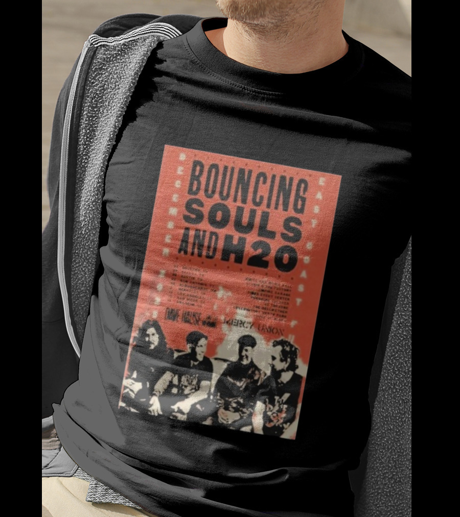Bouncing Souls H2O December 2025 East Coast Tour Dave Hause Mercy Union Concert Dates T-Shirt