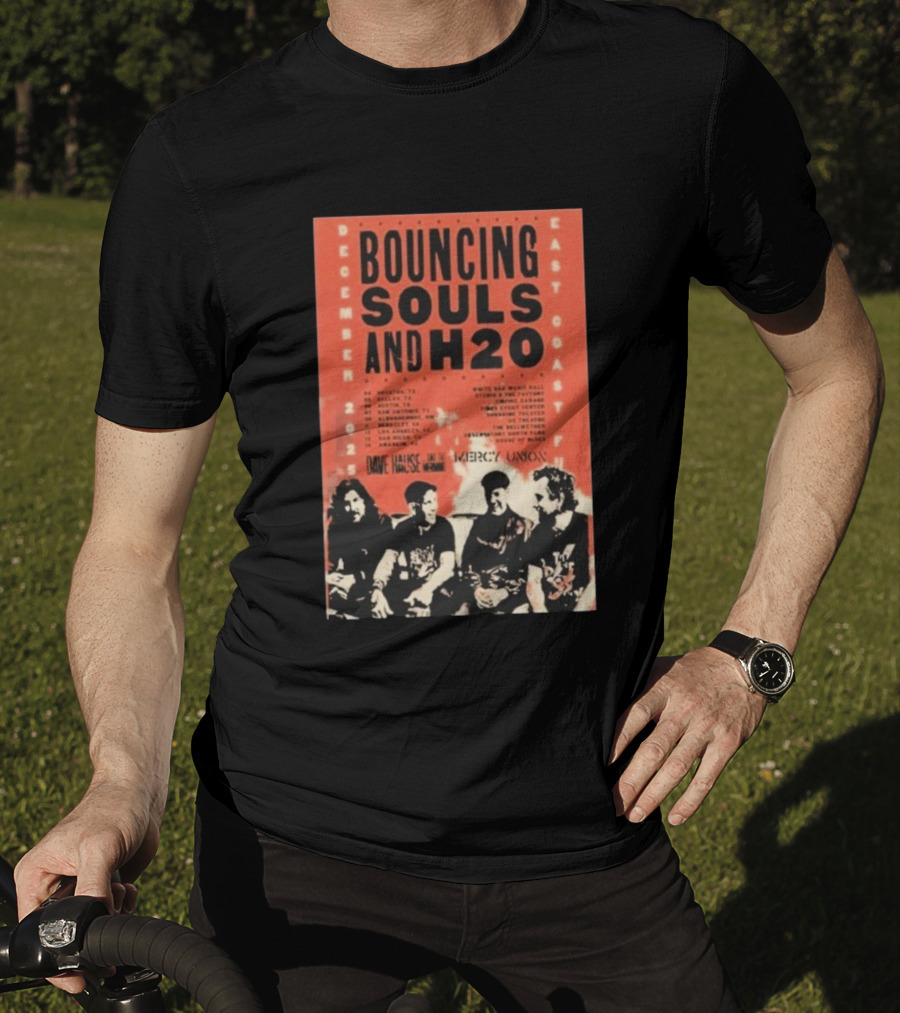 Bouncing Souls H2O December 2025 East Coast Tour Dave Hause Mercy Union Concert Dates T-Shirt