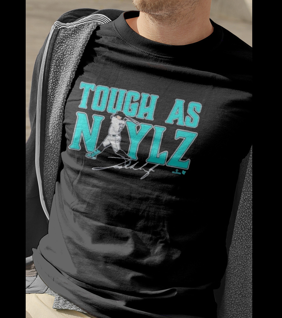 Tough As Naylz Baseball Player Mariners Theme T-Shirt