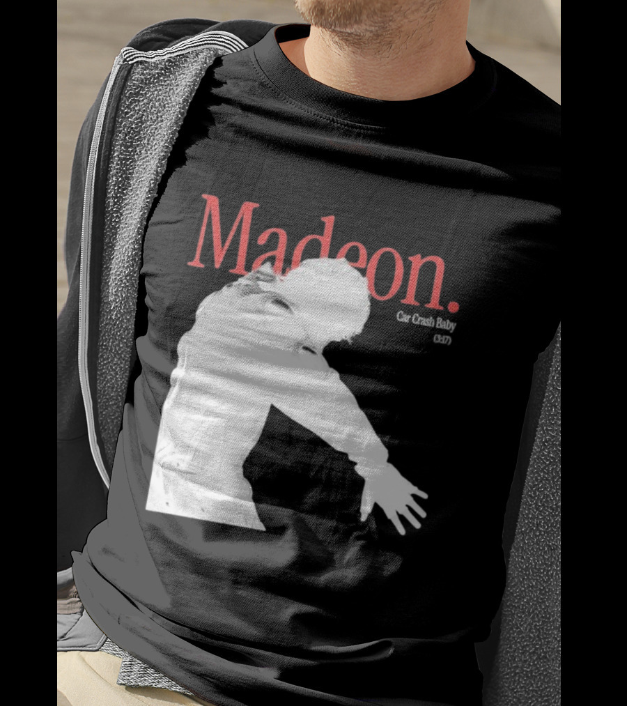Madeon Car Crash Baby 607 White Silhouette T-Shirt