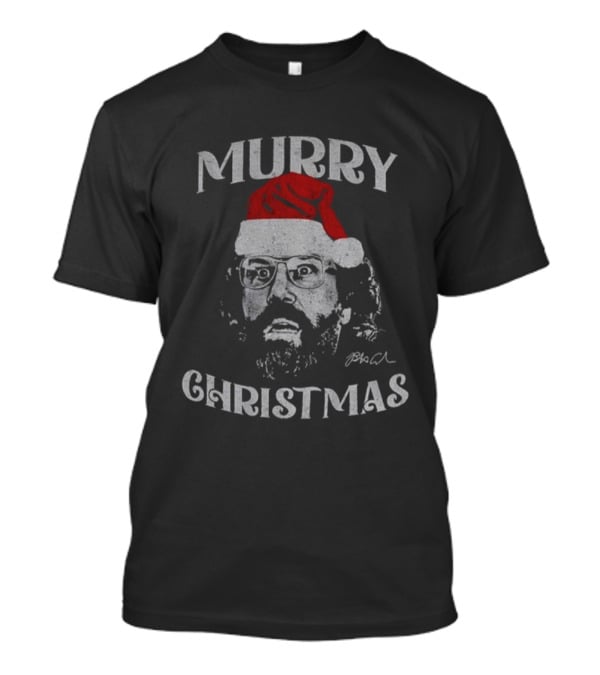 Murry Christmas Stranger Things Santa Hat T-Shirt