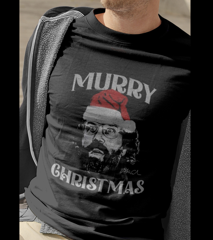 Murry Christmas Stranger Things Santa Hat T-Shirt