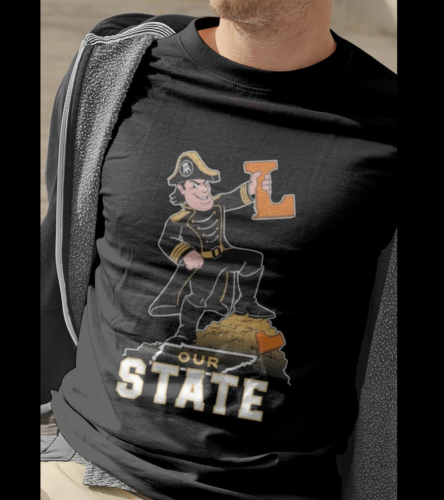 Vanderbilt Commodores Mascot Holding L Our State T-Shirt