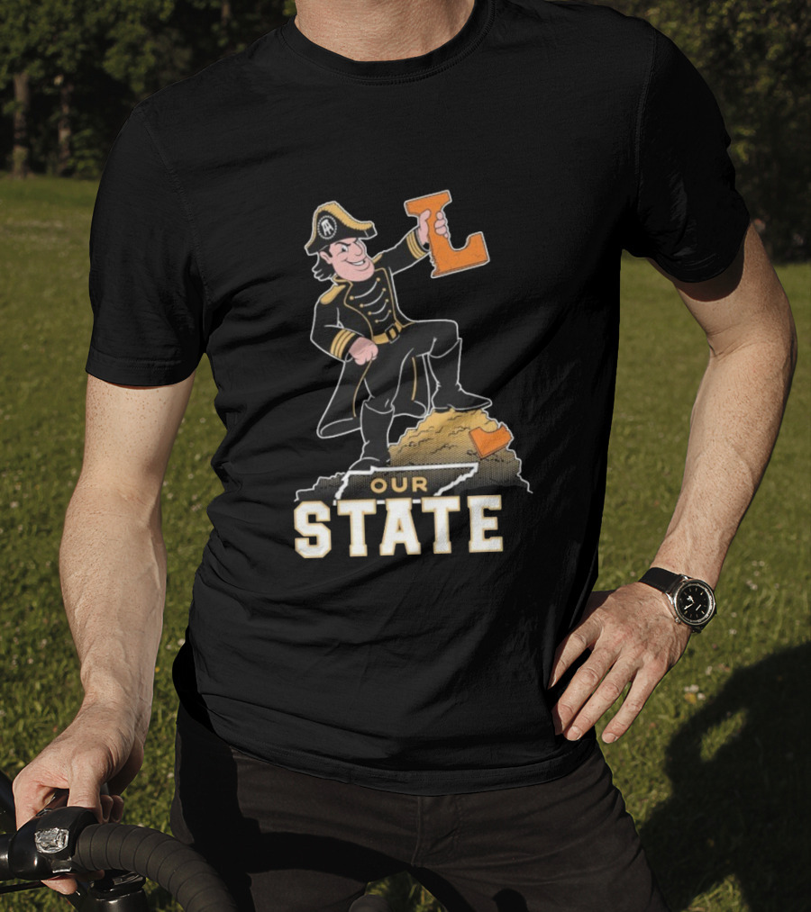 Vanderbilt Commodores Mascot Holding L Our State T-Shirt