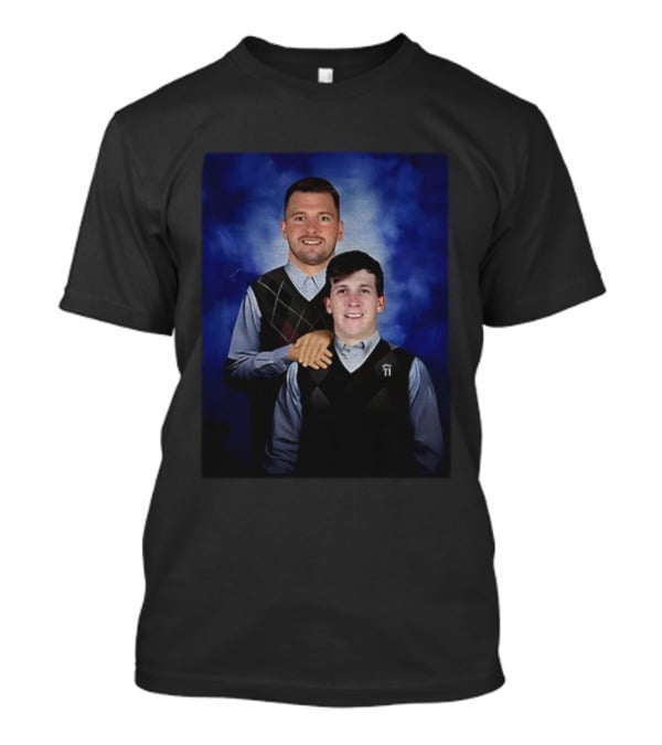 Austin Reaves Luka Doncic Step Brothers Basketball Meme Portrait T-Shirt