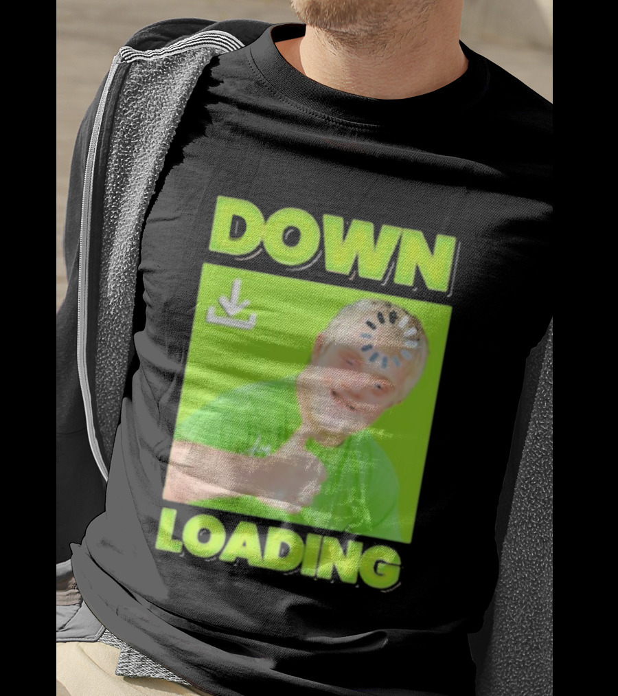 DOWN LOADING Thumb Up Icon Loading Symbol T-Shirt