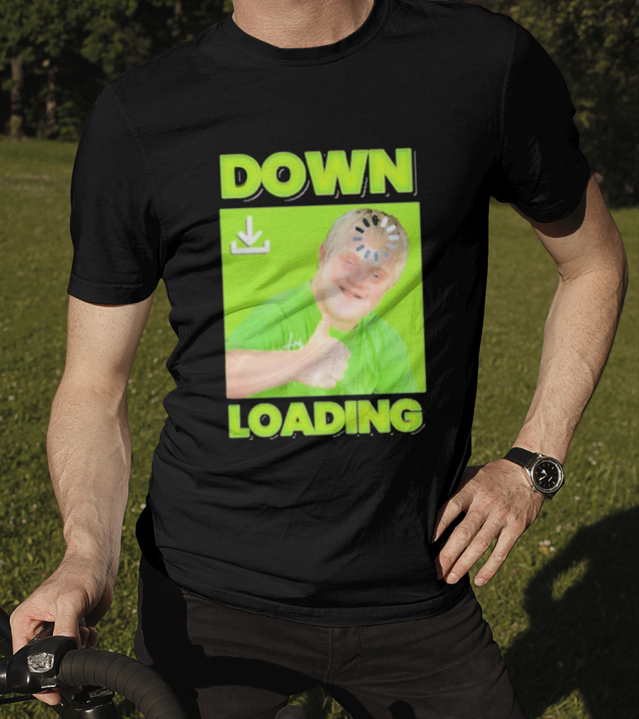 DOWN LOADING Thumb Up Icon Loading Symbol T-Shirt