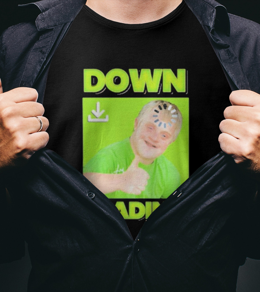DOWN LOADING Thumb Up Icon Loading Symbol T-Shirt