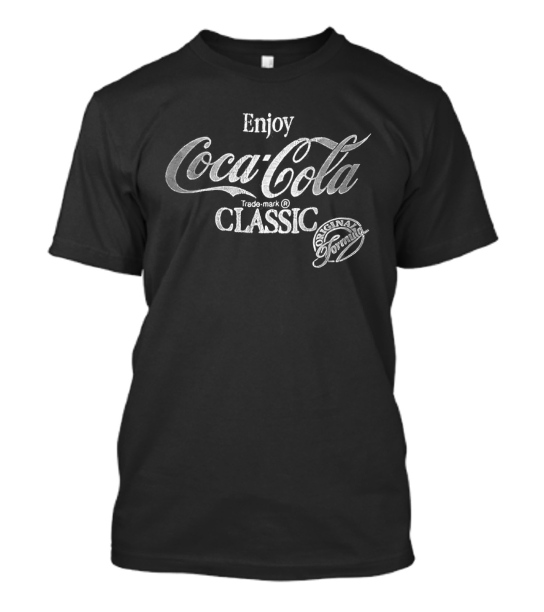 Enjoy Coca-Cola Classic Script Vintage Style T-Shirt