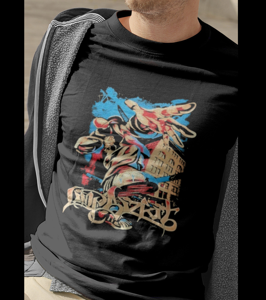 Limp Bizkit Windbreaker Vibrant Urban Style Illustrated DL T-Shirt