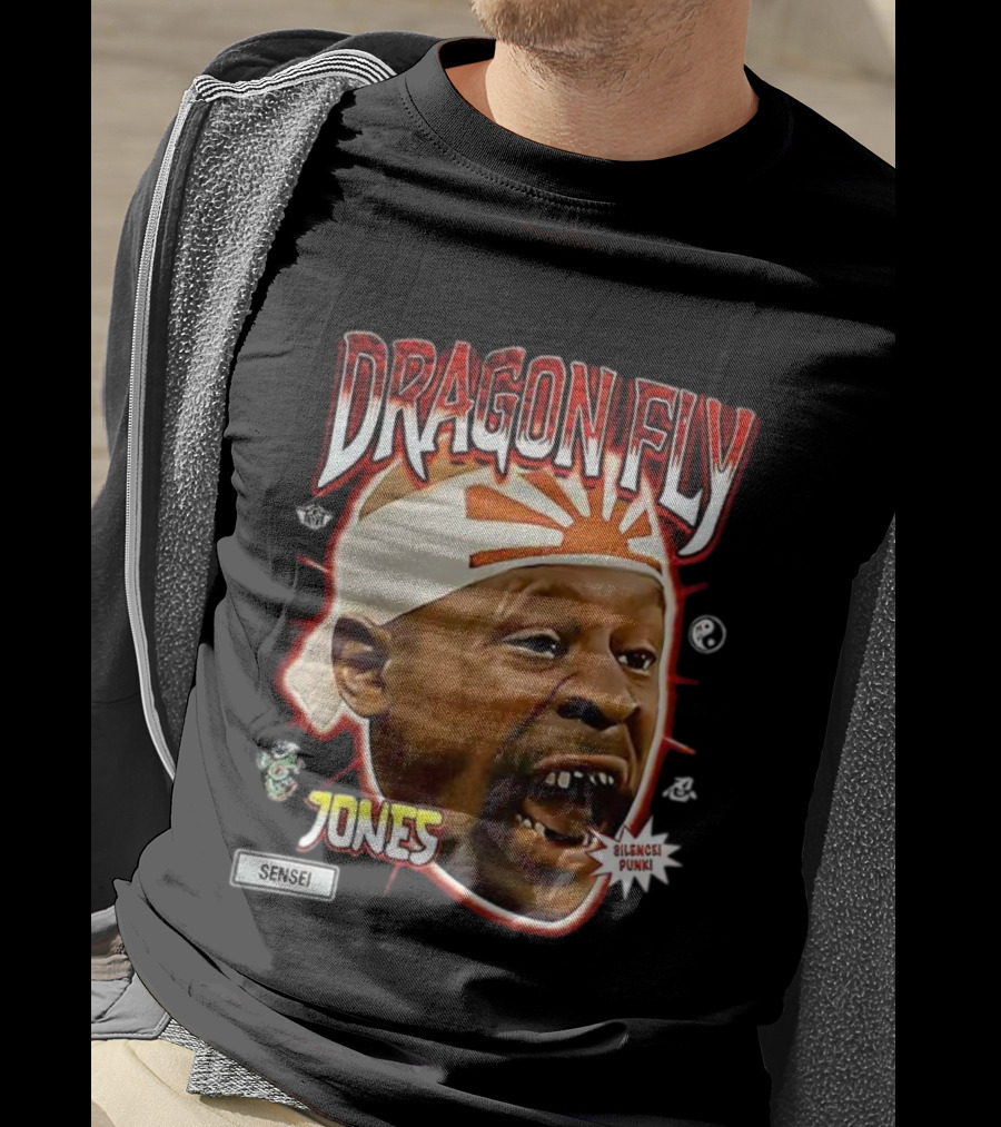Martin Lawrence Dragon Fly Jones Big Head Silencio Punk Sensei T-Shirt